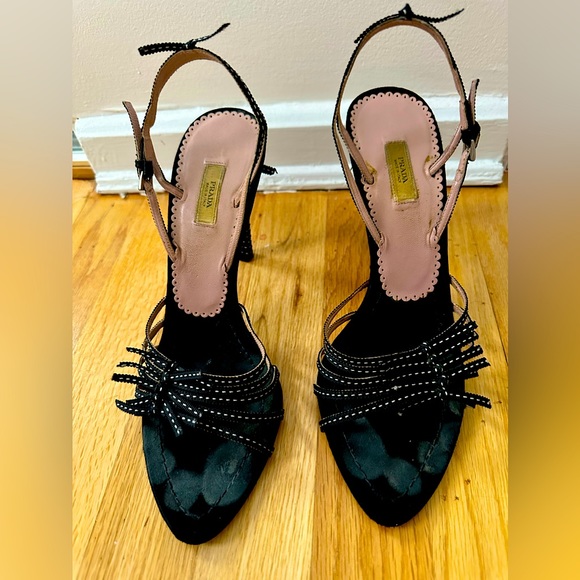 Prada Satin Sandal - Picture 1 of 7